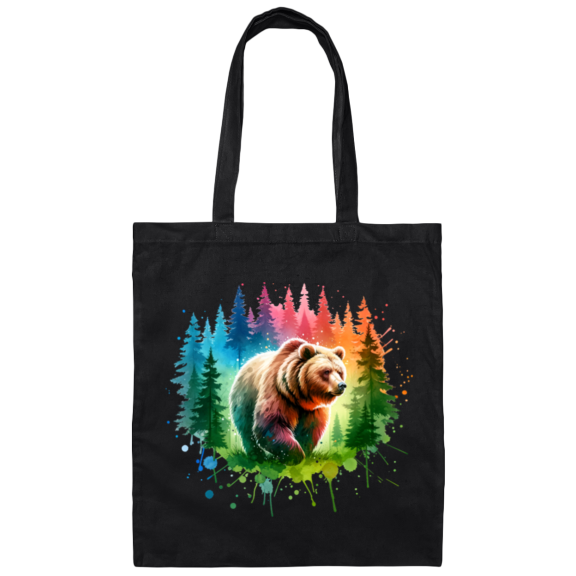 Grizzly Bear Walking - Canvas Tote Bag