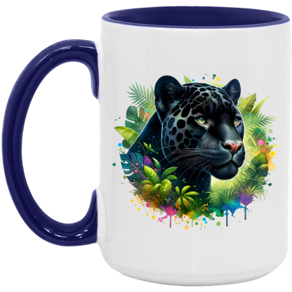 Melanistic Leopard - Mugs