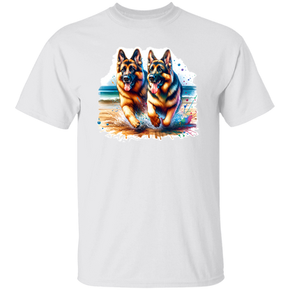 German Shepherds Running on Beach T-shirts, Hoodies and Sweatshirts