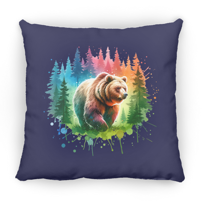 Grizzly Bear Walking - Pillows