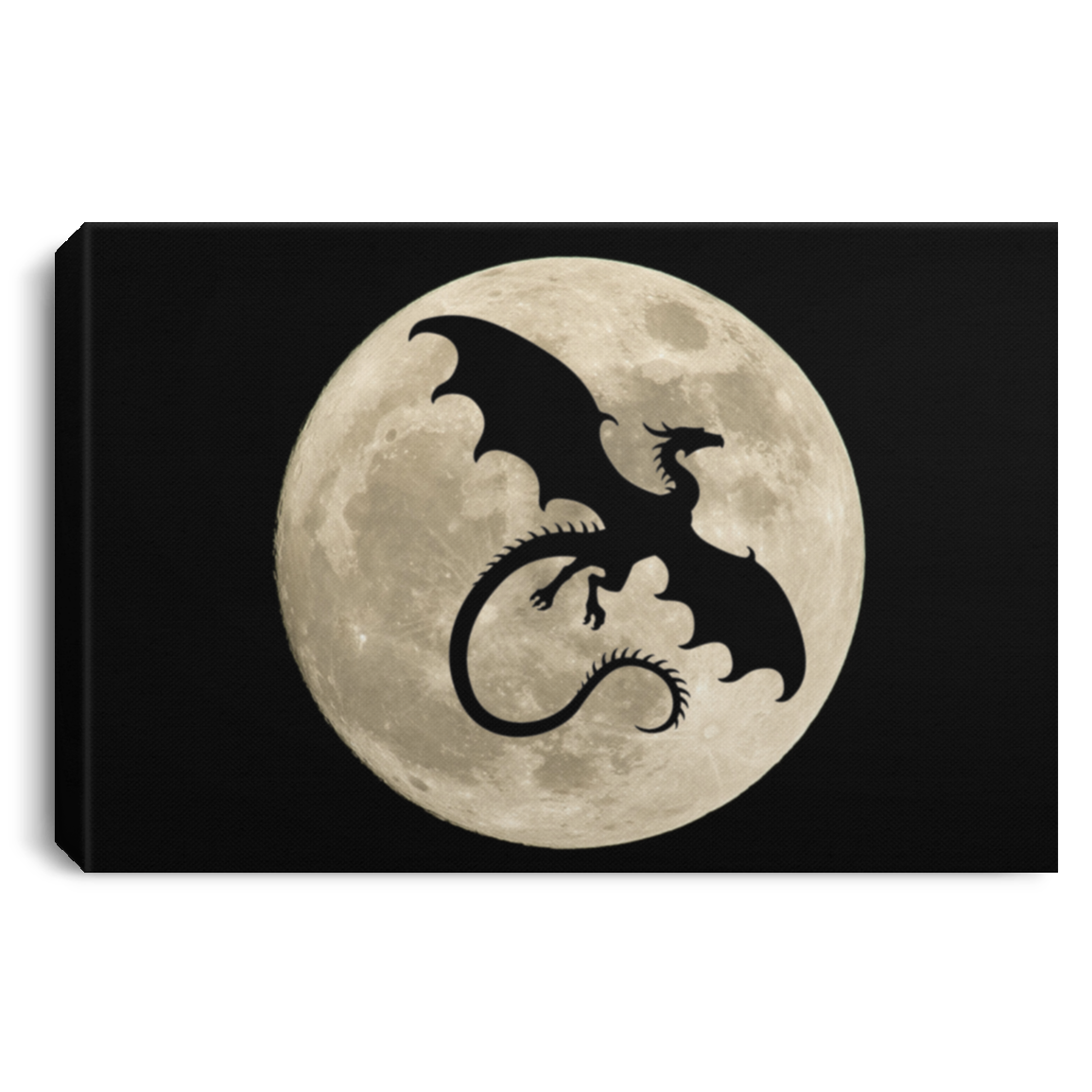 Dragon Moon 5 - Canvas Art Prints