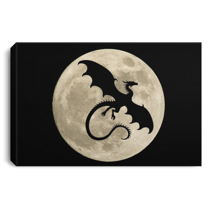 Dragon Moon 5 - Canvas Art Prints