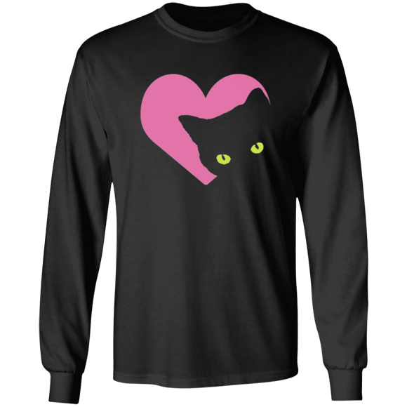 Black Cat Heart T-shirts, Hoodies and Sweatshirts