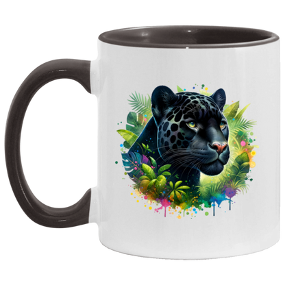 Melanistic Leopard - Mugs