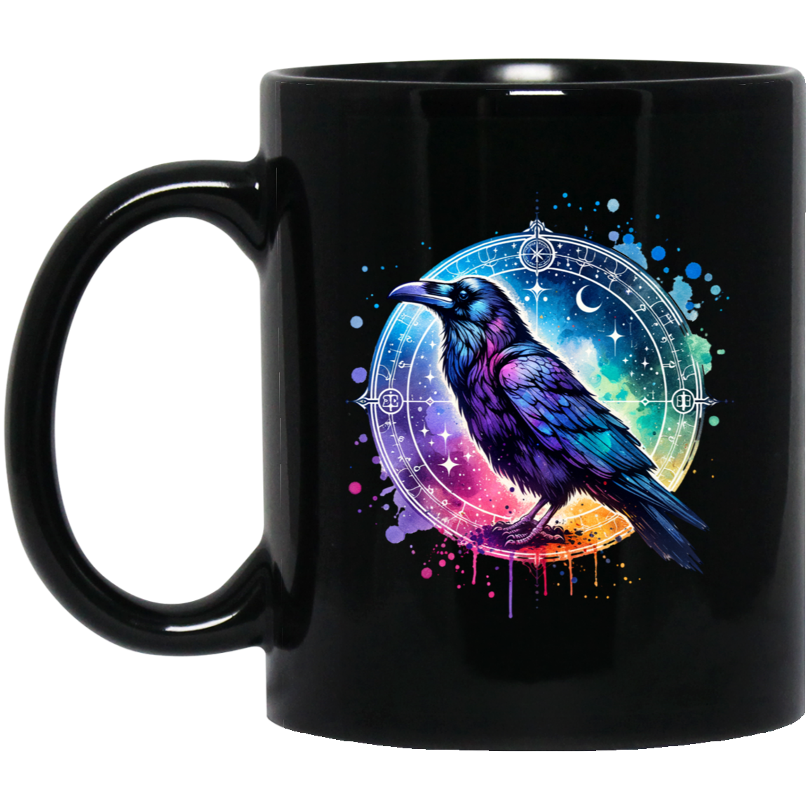 Raven Compass Mugs