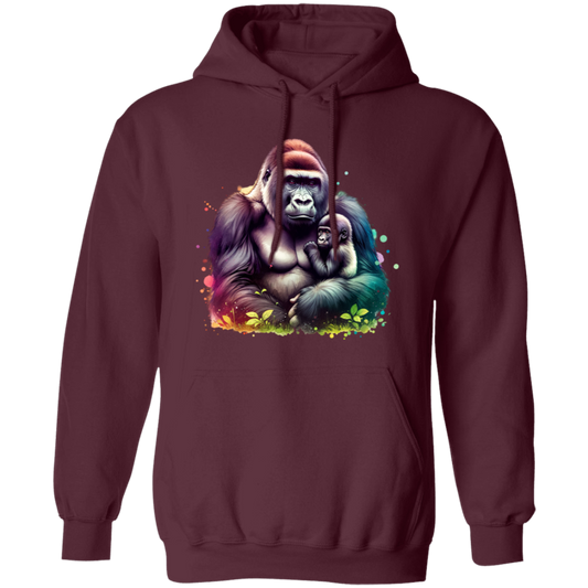 Female Silverback Gorilla with Child - T-shirts, Hoodies and Sweatshirts