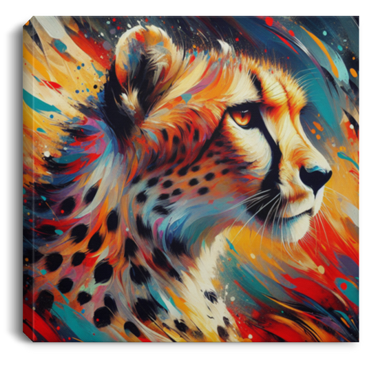 Cheetah Portrait - Canvas Art Prints