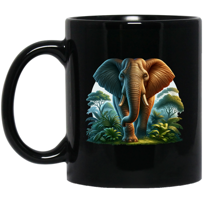 Elephant in Jungle - Mugs