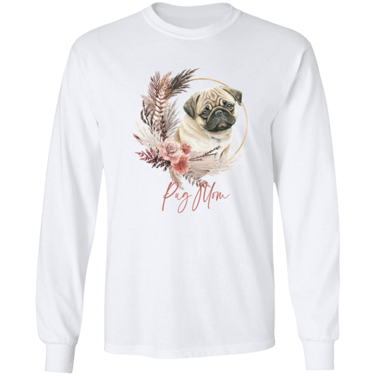 Pug Mom Boho Wreath - T-shirts, Hoodies and Sweatshirts