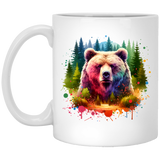 Grizzly Bear Portrait Mugs