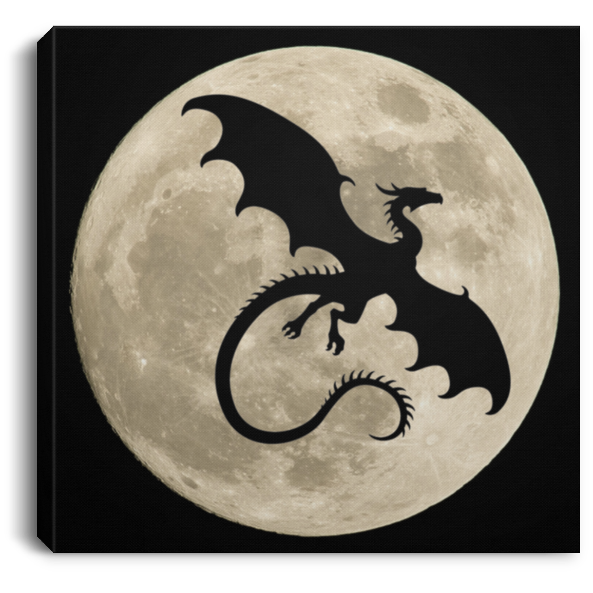 Dragon Moon 5 - Canvas Art Prints