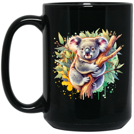 Koala on Branch - Mugs