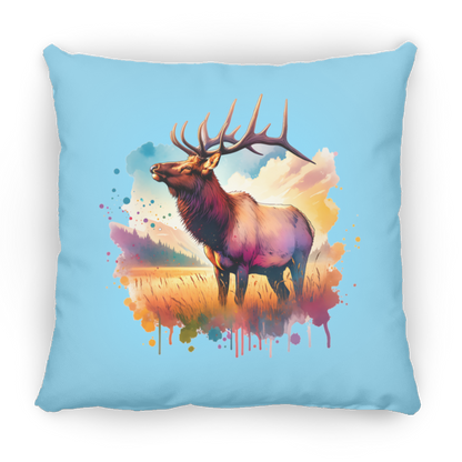 Roosevelt Elk in Field - Pillows