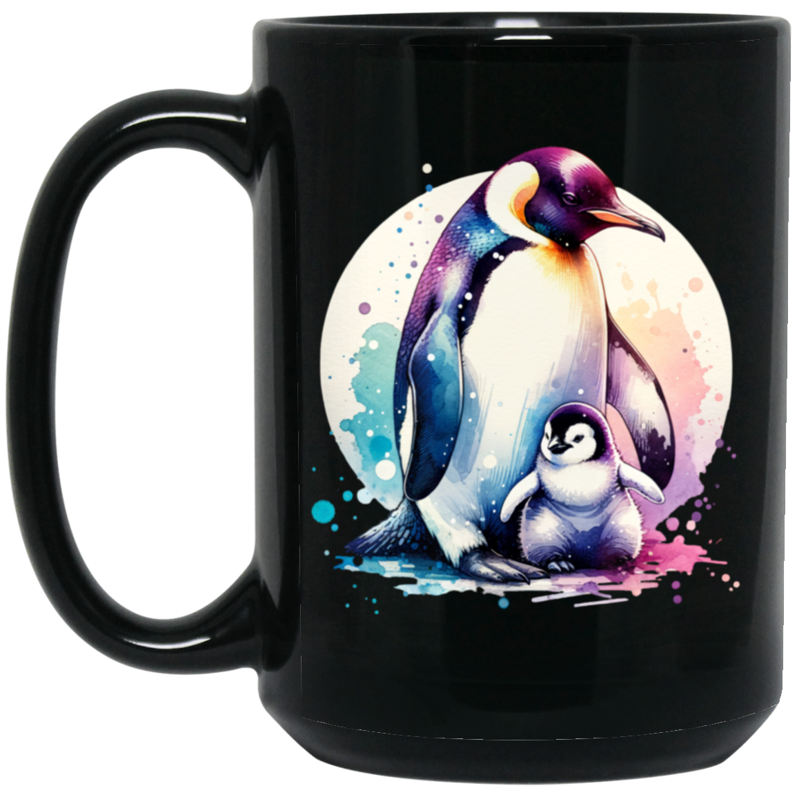 Penguin and Baby Mugs