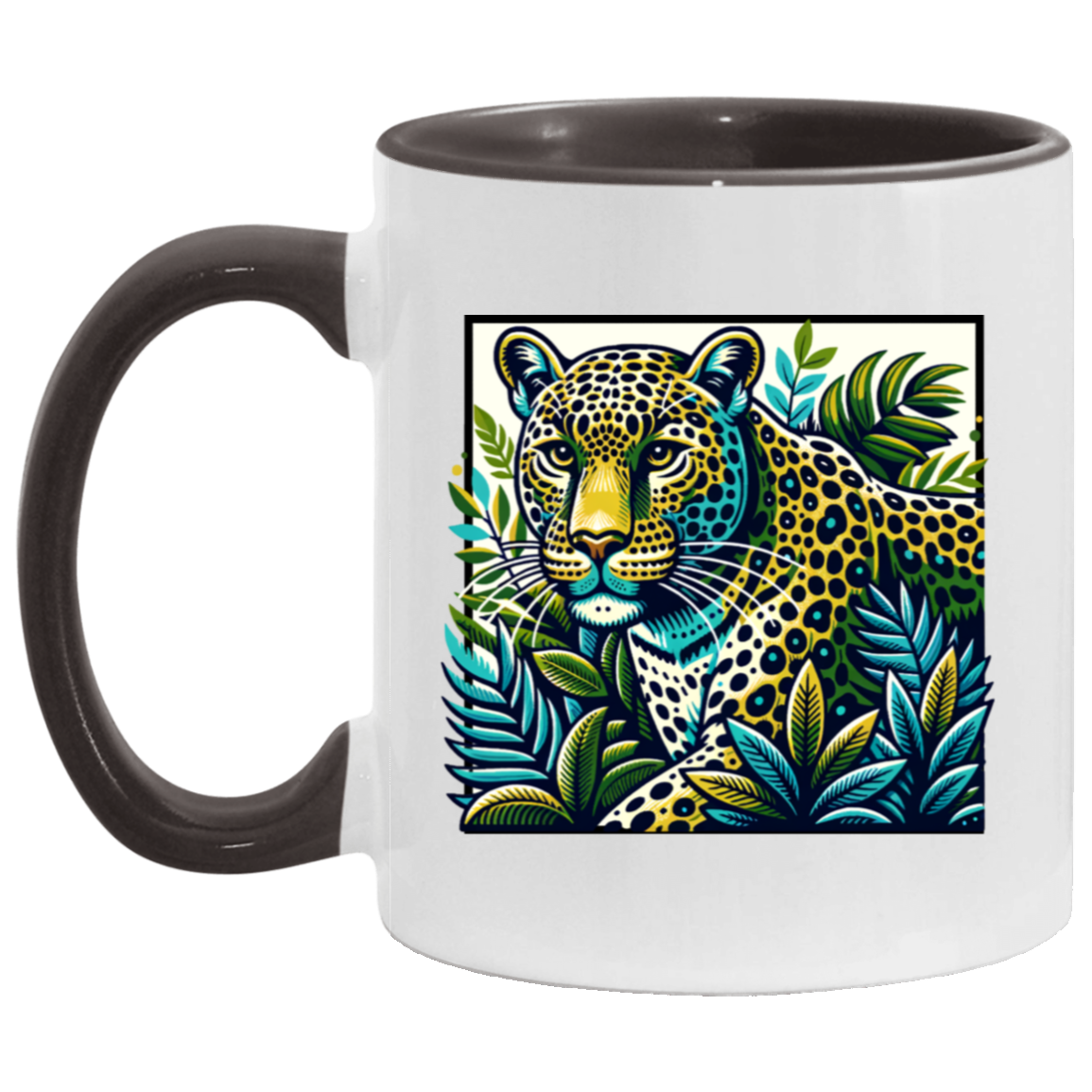 Vintage Style Leopard Mugs