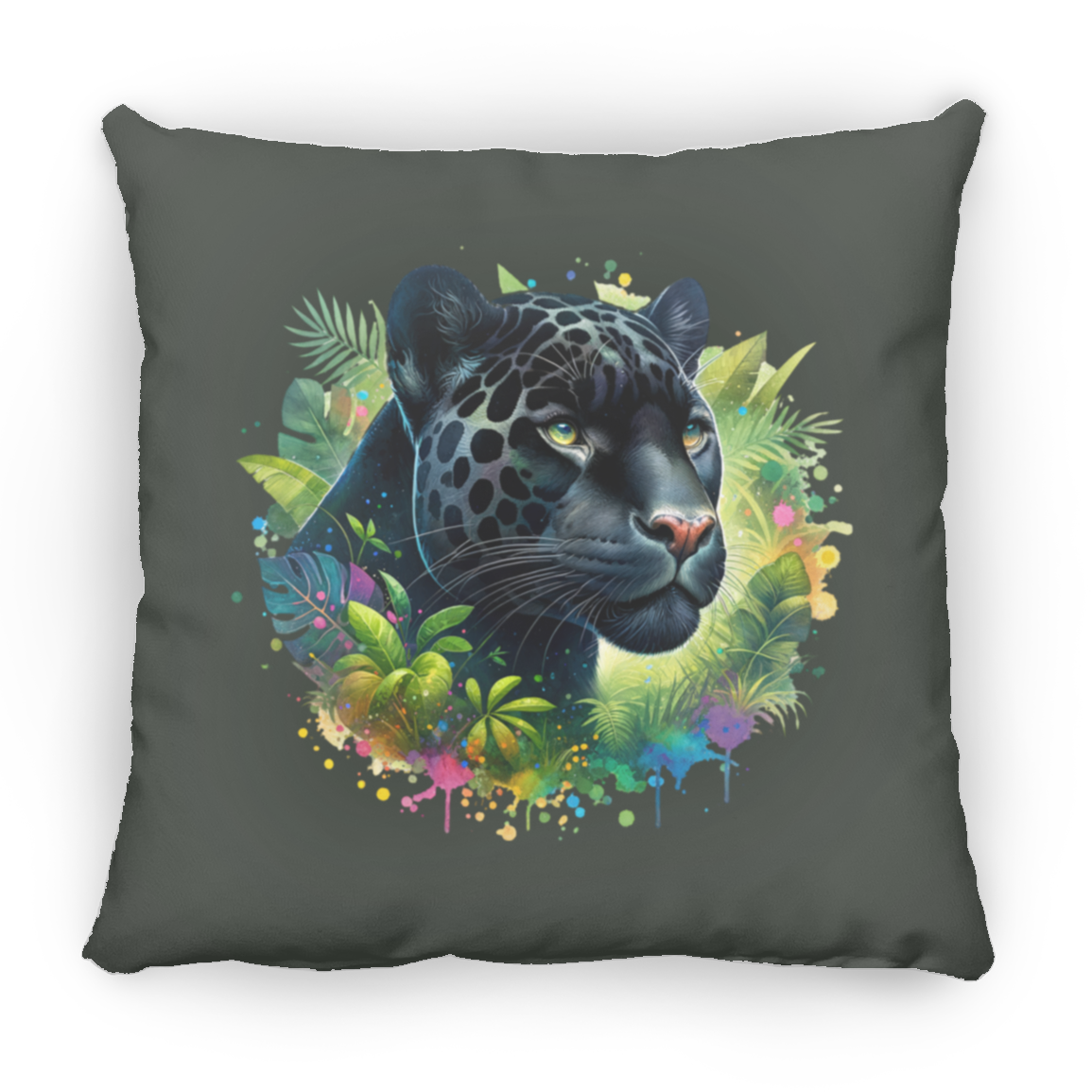 Melanistic Leopard - Pillows