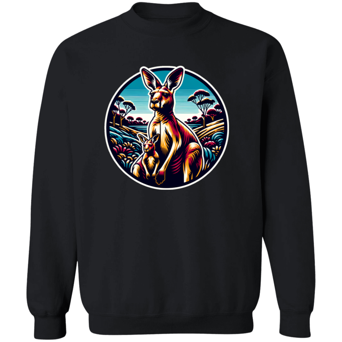 Kangaroo and Joey Graphic - T-shirts, Hoodies and Sweatshirts