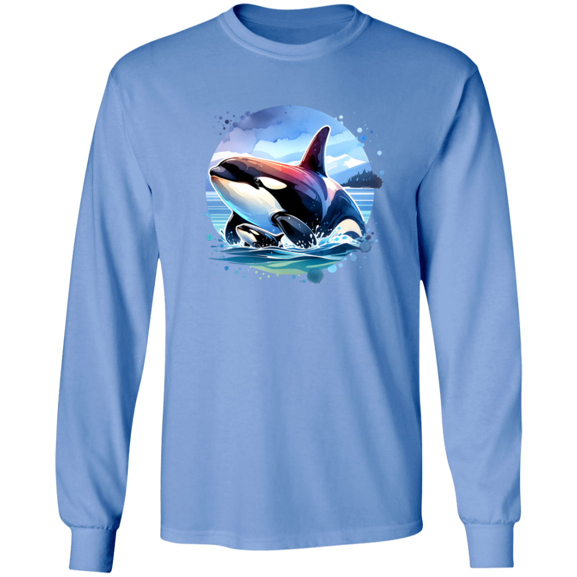 Orca and Calf in Strait of Juan de Fuca - T-shirts, Hoodies and Sweatshirts