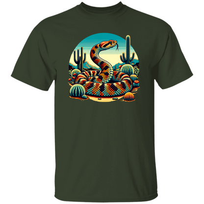 Rattlesnake and Cactus Graphic - T-shirts, Hoodies and Sweatshirts
