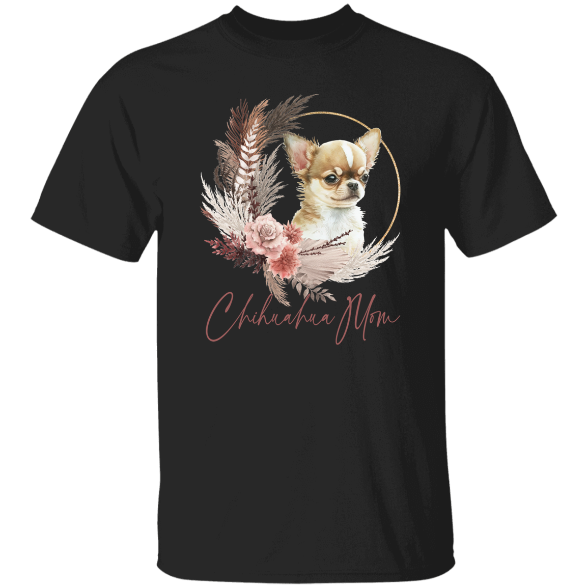 Chihuahua Mom Boho Wreath - T-shirts, Hoodies and Sweatshirts