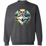 Wolf Portrait, Art Nouveau Style T-shirts, Hoodies and Sweatshirts