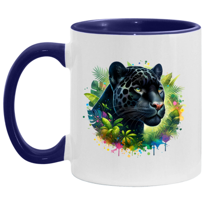 Melanistic Leopard - Mugs