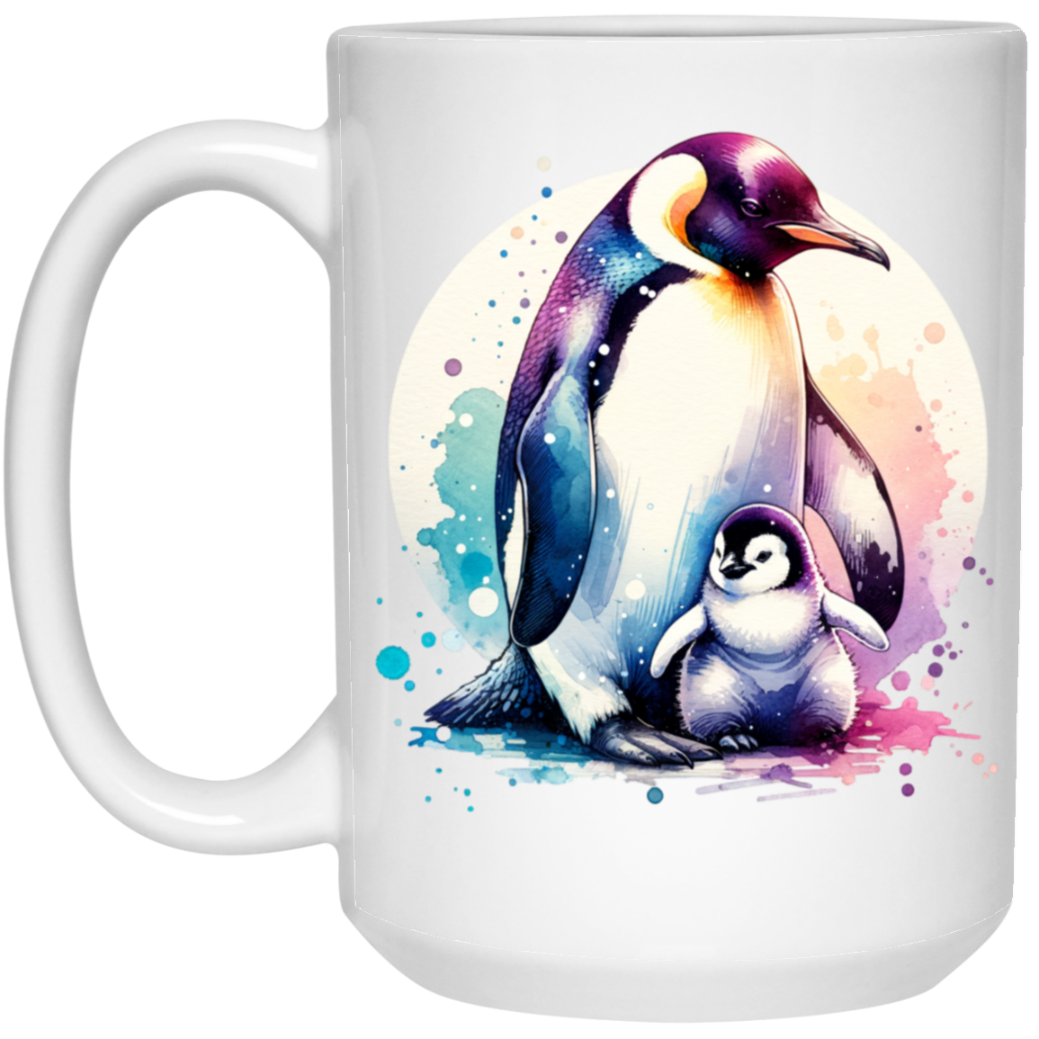 Penguin and Baby Mugs