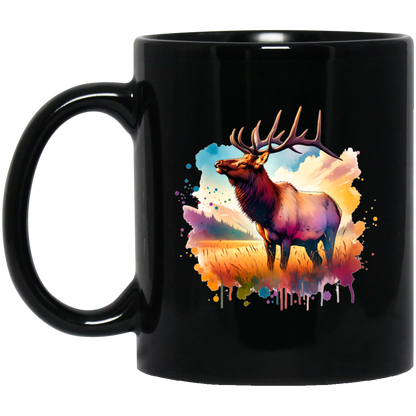 Roosevelt Elk in Field Mugs