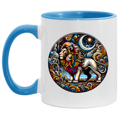 Lion Block Print - Mugs