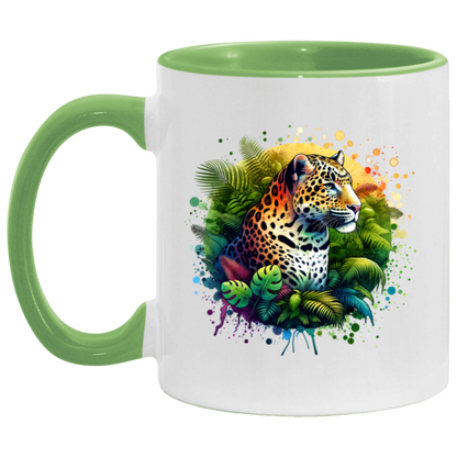 Leopard Jungle Circle - Mugs