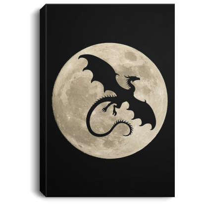 Dragon Moon 5 - Canvas Art Prints