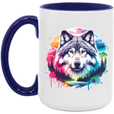 Wolf Spirit Rising Mugs