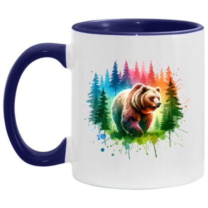Grizzly Bear Walking - Mugs