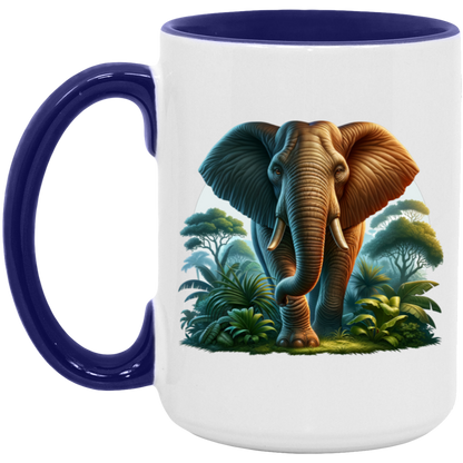 Elephant in Jungle - Mugs