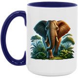 Elephant in Jungle Mugs