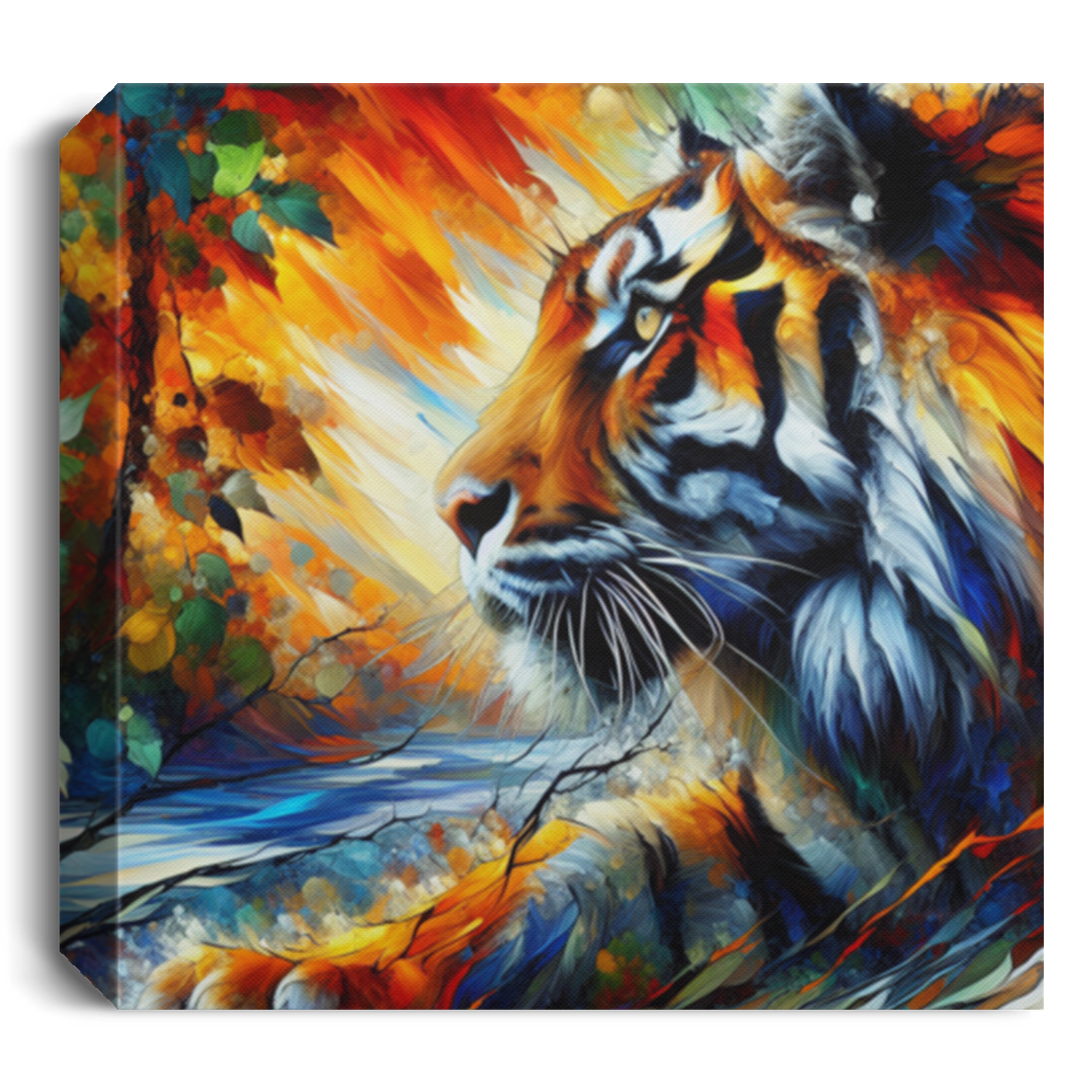 Tiger Focus - Canvas Art Prints