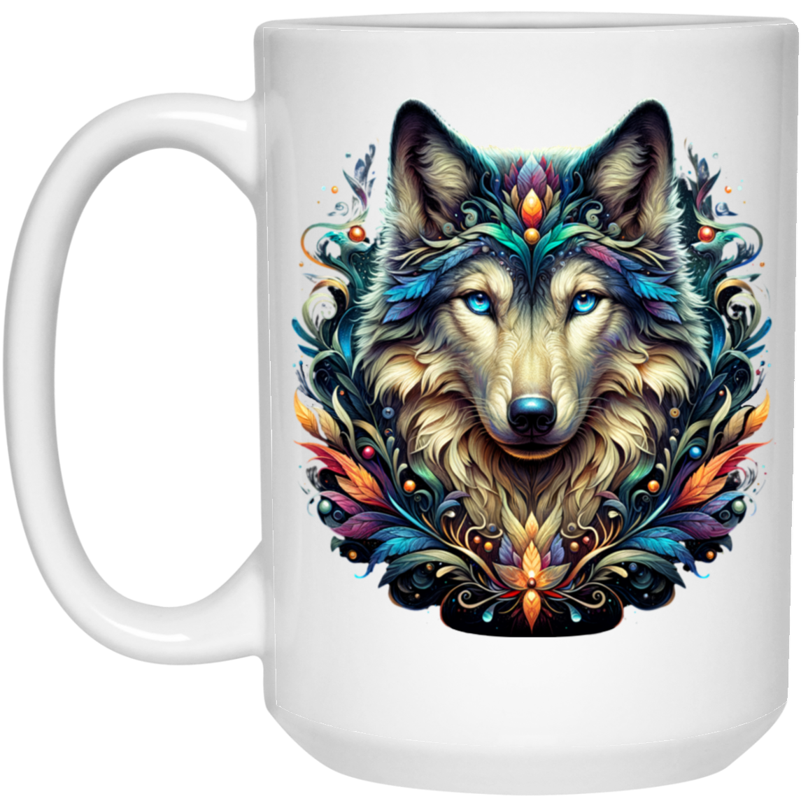 Wolf Face Mugs