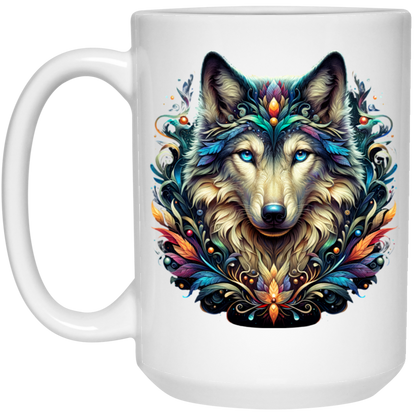 Wolf Face Mugs