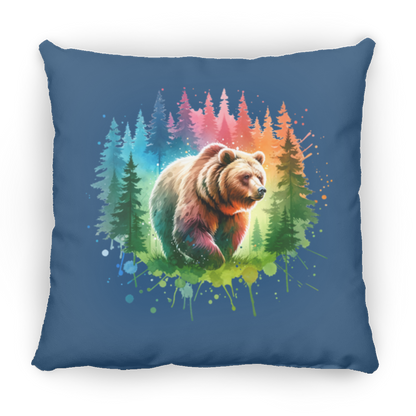 Grizzly Bear Walking - Pillows