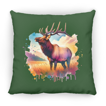 Roosevelt Elk in Field - Pillows