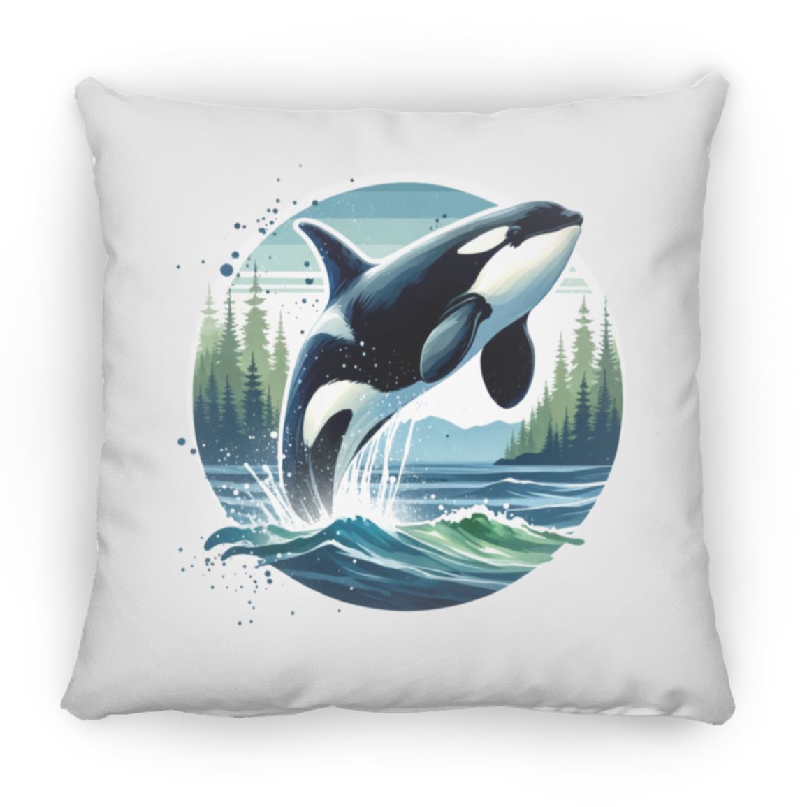 Orca Leaping - Pillows