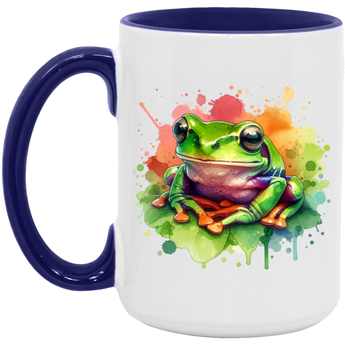 Watercolor Treefrog Mugs