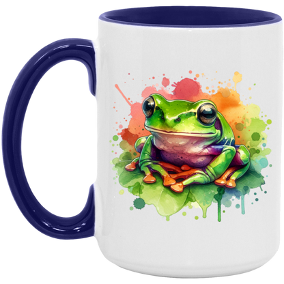 Watercolor Treefrog Mugs