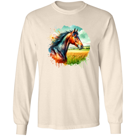 Bay Horse Portrait - T-shirts, Hoodies and Sweatshirts