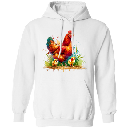 Rhode Island Red Hen with Chicks - T-shirts, Hoodies and Sweatshirts