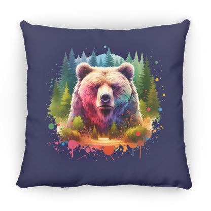 Grizzly Bear Portrait - Pillows