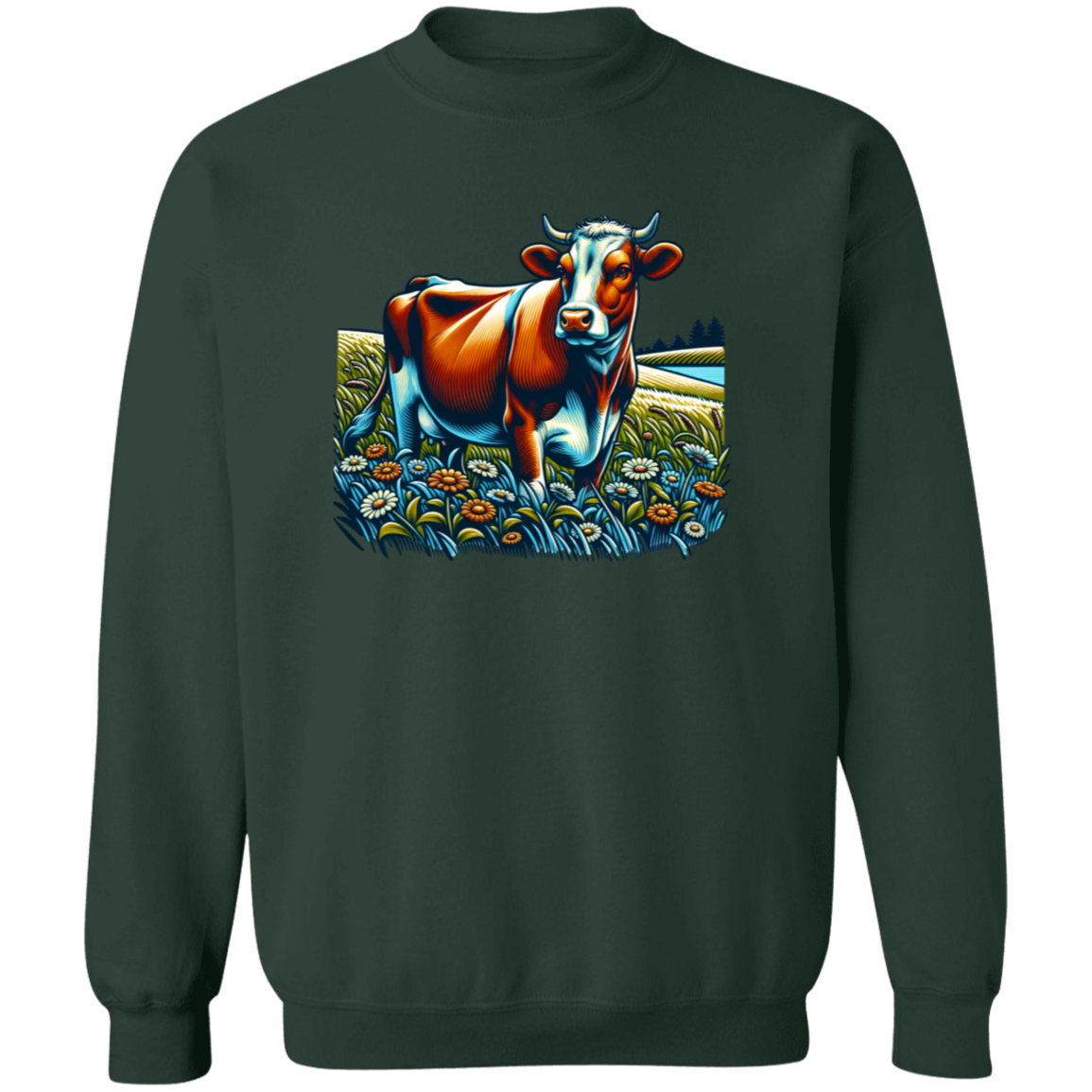 Guernsey with Daisies - T-shirts, Hoodies and Sweatshirts