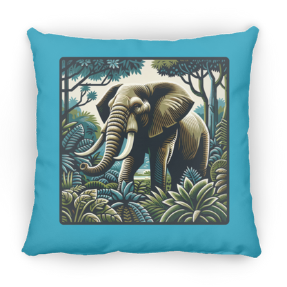 Block Print Elephant - Throw Pillows