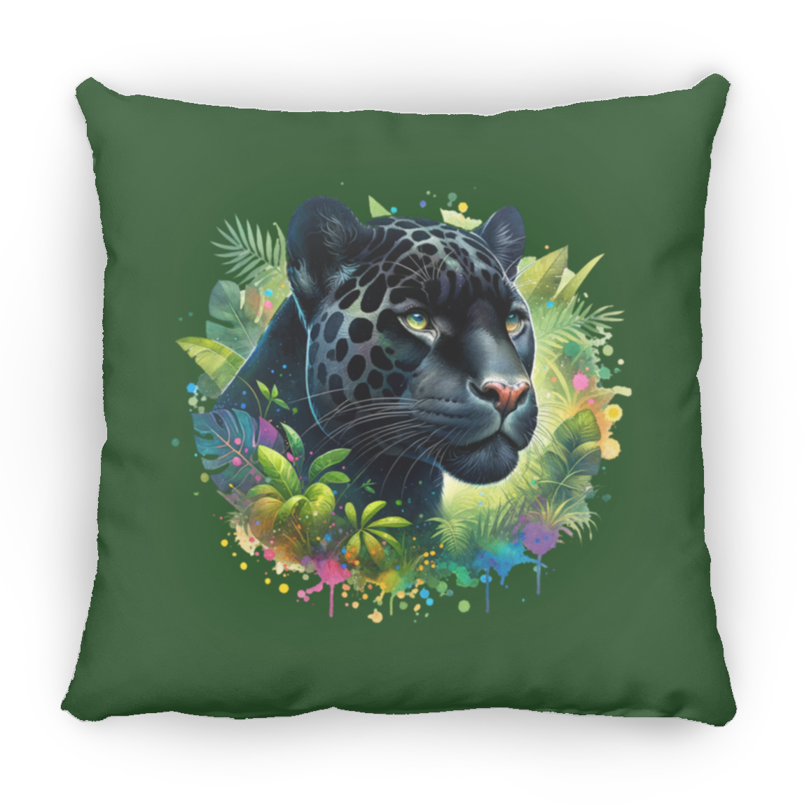 Melanistic Leopard - Pillows