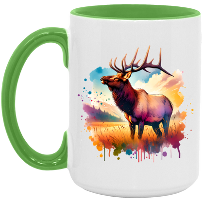 Roosevelt Elk in Field Mugs